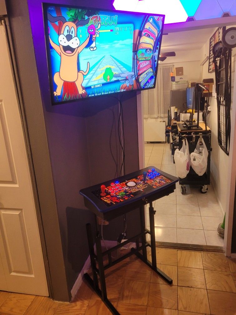 Arcade Pedestal 15,000 Games Adjustable Stand