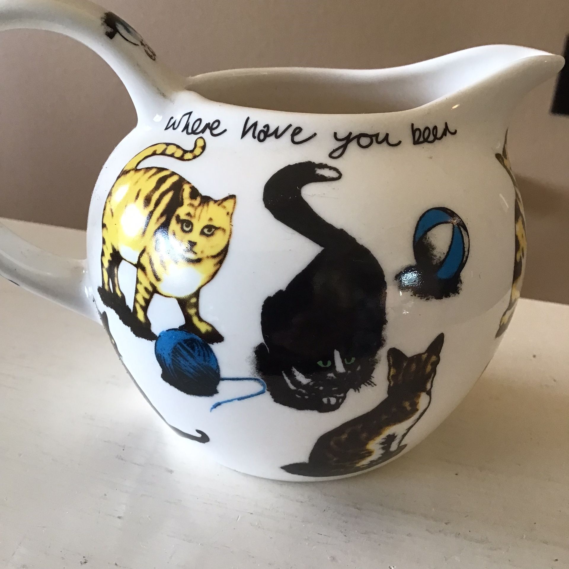 Paul Cardew England Cat Tea Creamer