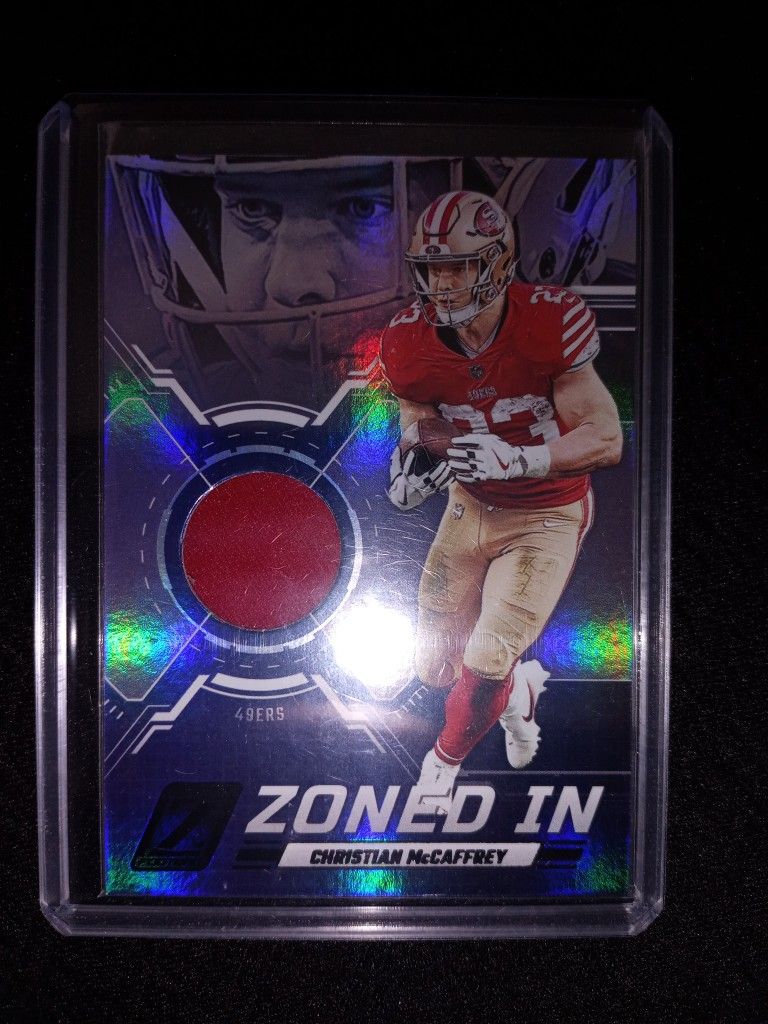 49ers Christian McCaffrey Game Patch Card Panini