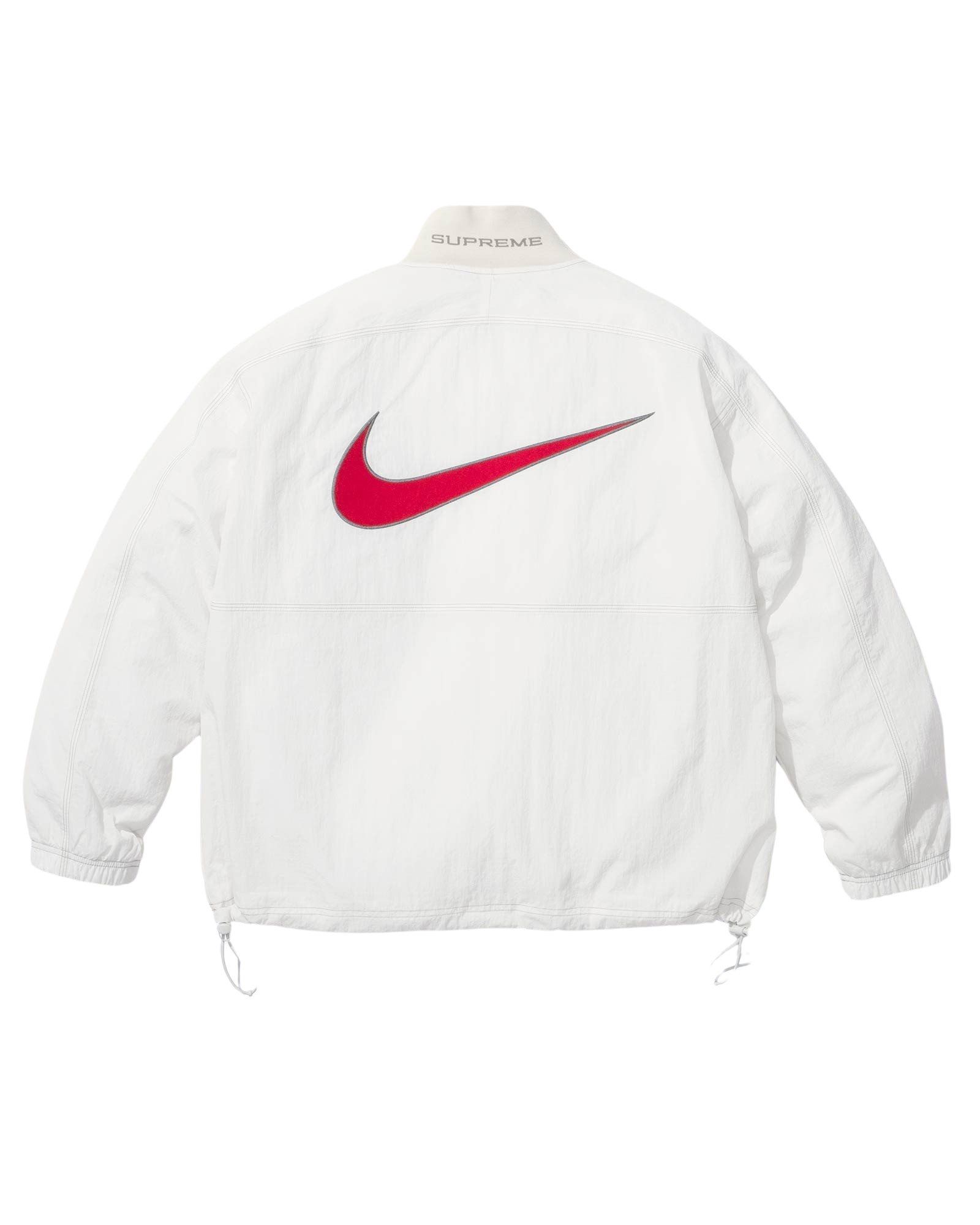 Supreme Nike Ripstop Pullover White SS24 New DS