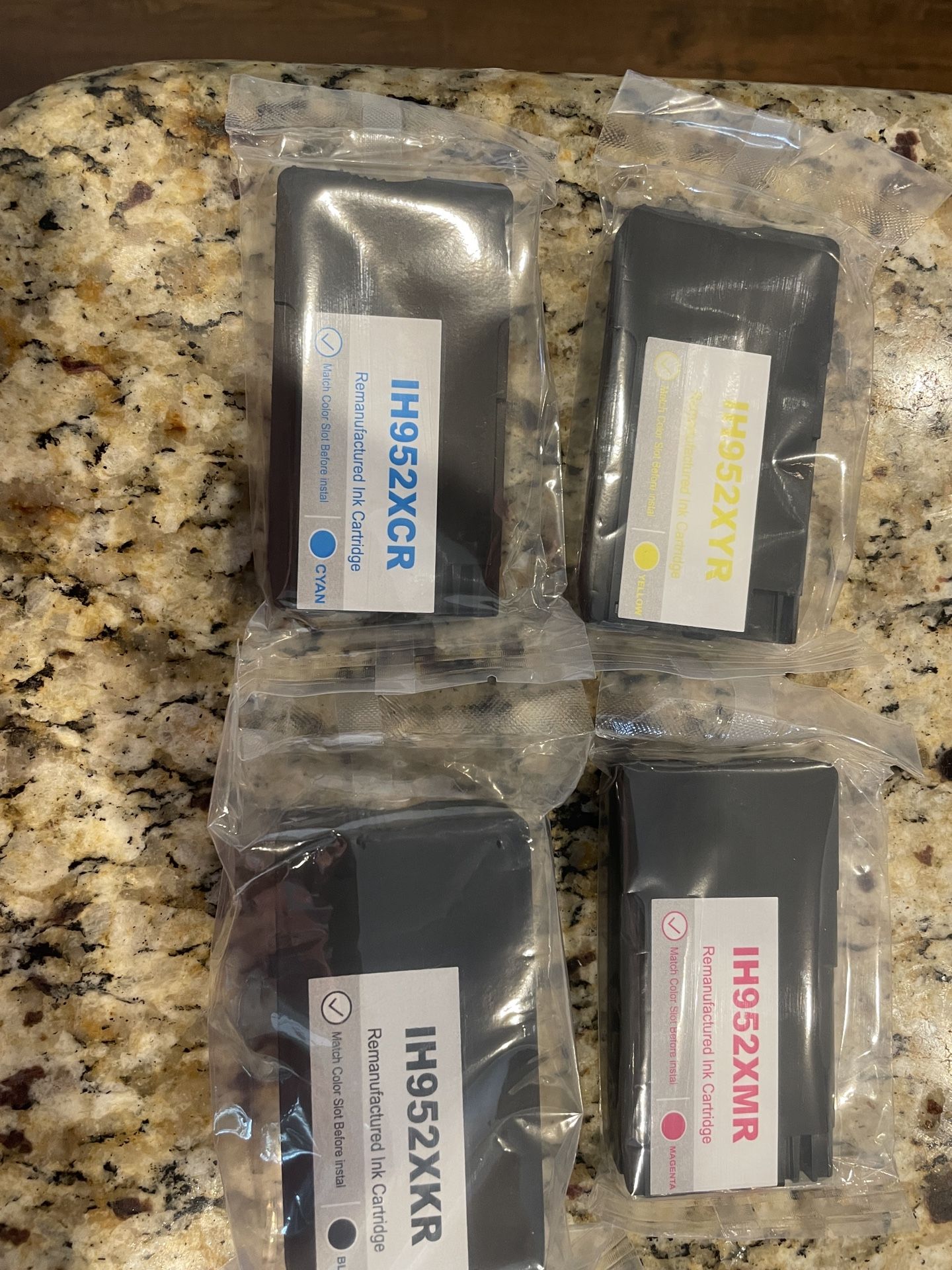 🔥🔥 SAVE BIG -   BRAND NEW HP compatible Printer Ink -  HIGH YIELD for 952 XL  Black, Cyan, Yellow and Magenta
