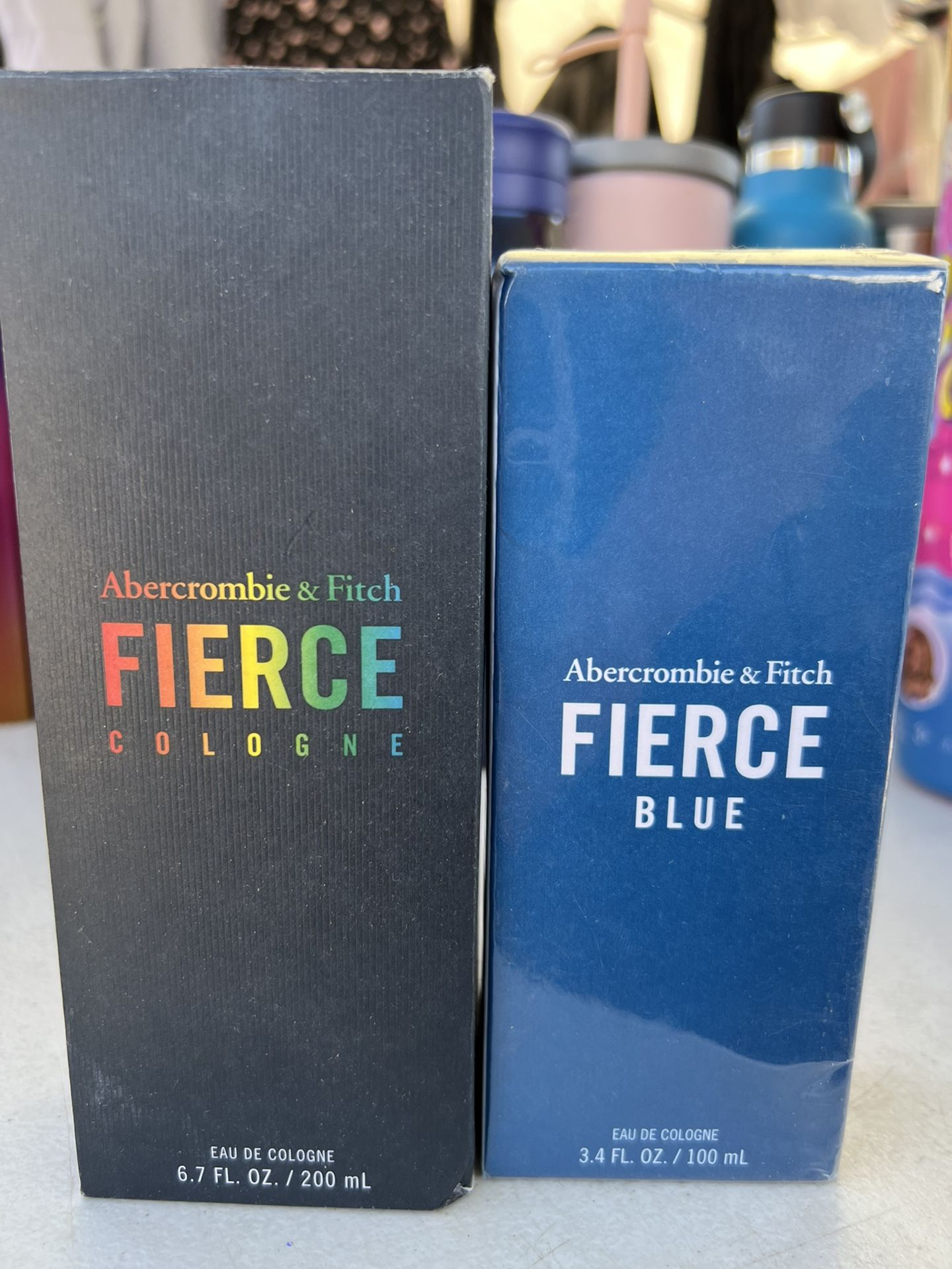 Fierce Men Cologne 6.7 Oz 3.4 Oz Fierce Blue for Sale in Fresno