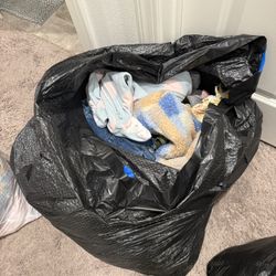 Trash Bag Of 6-9m Girl Clothes 