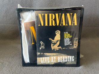 Nirvana Live At Reading Best Buy Exclusive Sealed CD/DVD XL Shirt Crate