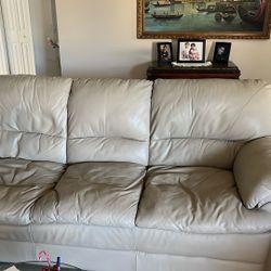 Leather  Sofà