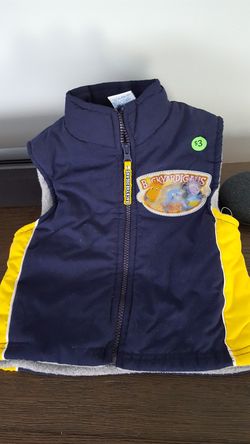 Boys zip up vest