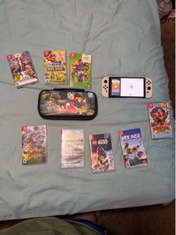 Nitendo switch oled with games