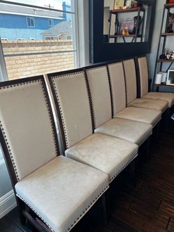 Upholstered dining room chairs