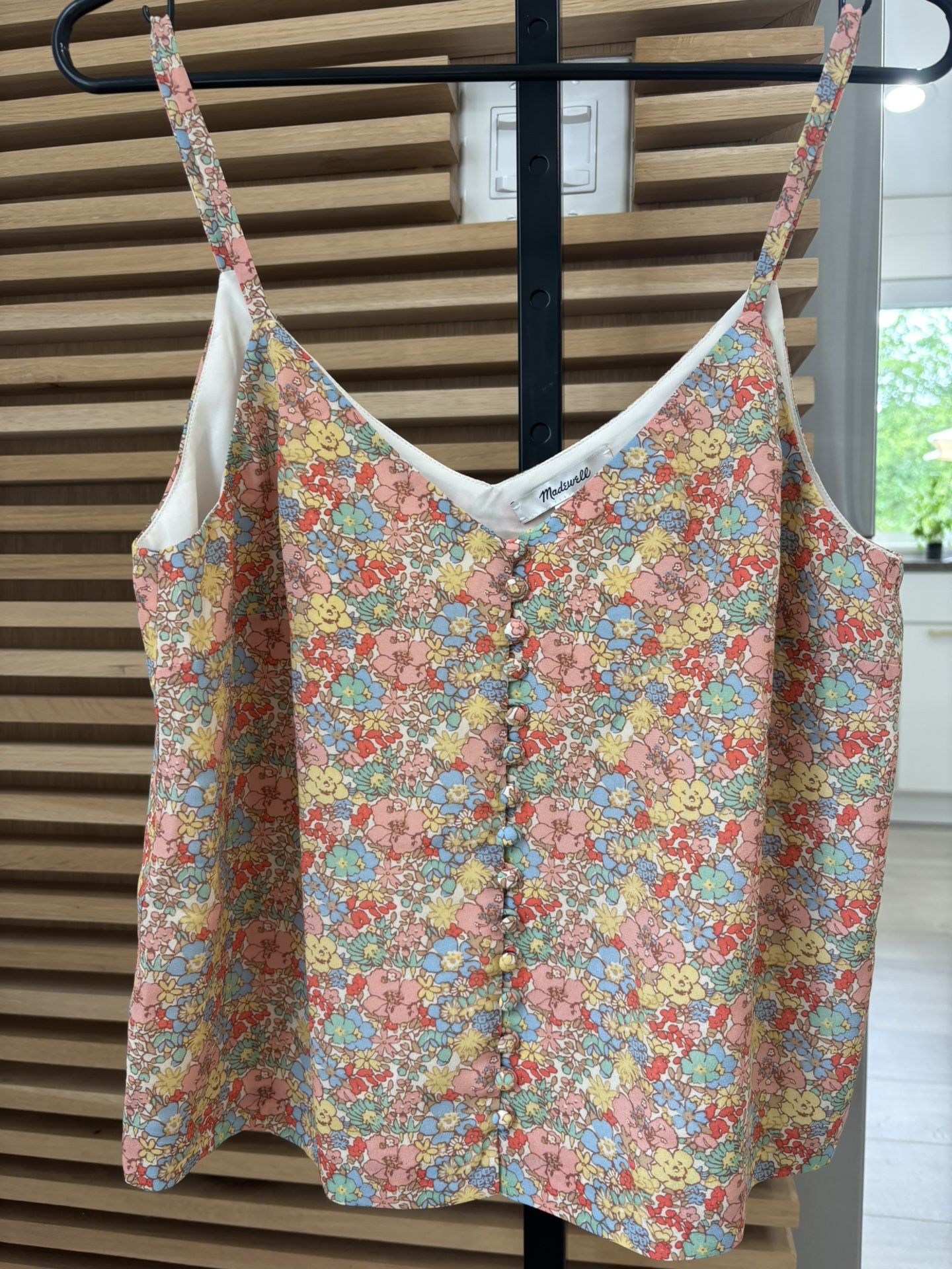 Madewell Silk Floral Cami Size 6