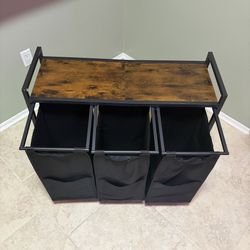 Laundry Sorter Cart with 3 Bags on Wheels