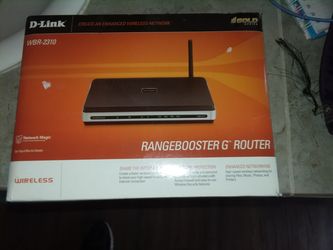 D-link router like new.