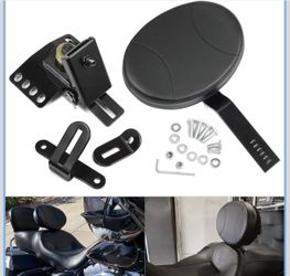 Adjustable Driver Backrest Rider Backrest Plug-In Backrest Compatible for Harley Davidson Touring Street Glide Road Glide Road King 1