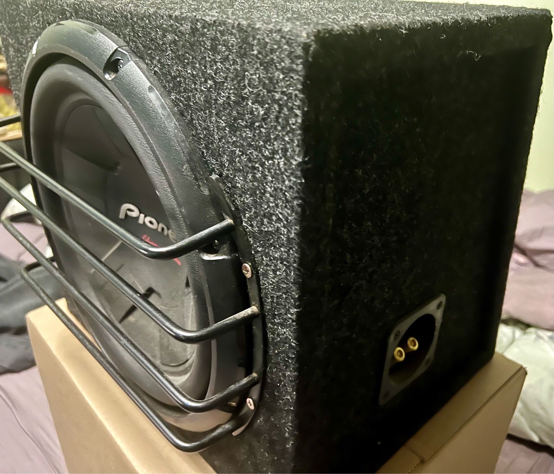 12” PIONEER Subwoofer with Box Used
