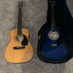 2 Acoustic Guitars 