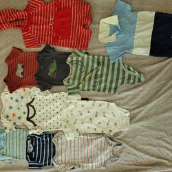 3-6 Months Baby Boy Short Sleeves ×11