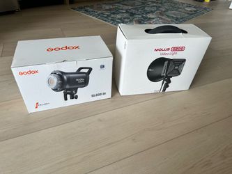 Godox Pair (SL60IIBi + Octagon Softbox + Honeycomb Grid)