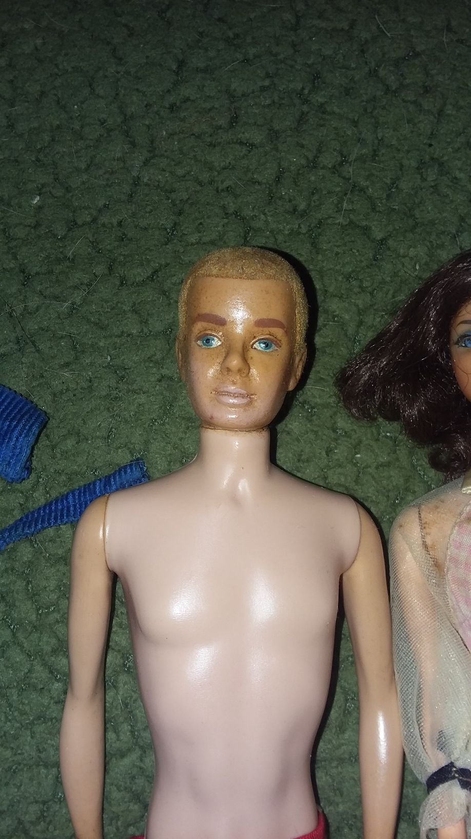 Vintage early 60's barbie and kin dolls