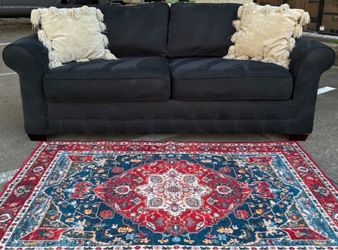 Cindy Crawford Sofa In Deep Navy Including Delivery
