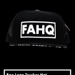 FAHQ Box Logo Trucker Hat 