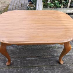 Oval Wooden Coffee Table