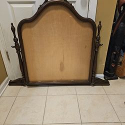 Wood Frame For Vanity - Missing The Mirror 