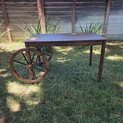 Wagon Wheel Table