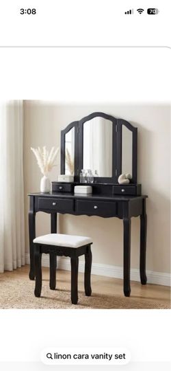 Brand New in box-Linon Cara Vanity set-OBO