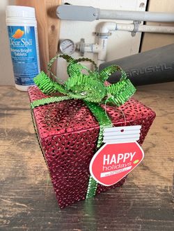 Table packages with light for the holiday