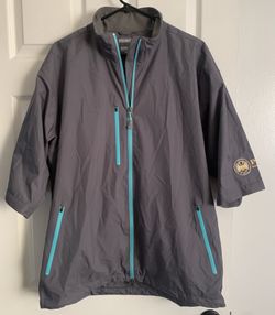 Men’s Peter Millar Element Foul Weather Golf Jacket  Sz. Large   Like New 