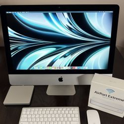 Apple iMac All In One Desktop Computer Bundle Very Slim And Sleek Nice LOOK