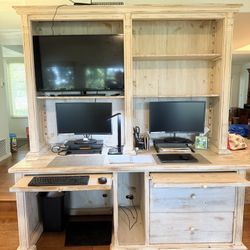 Solid Wood Hutch/Desk