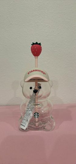 Starbucks Strawberry Pink Cap Cold Cup