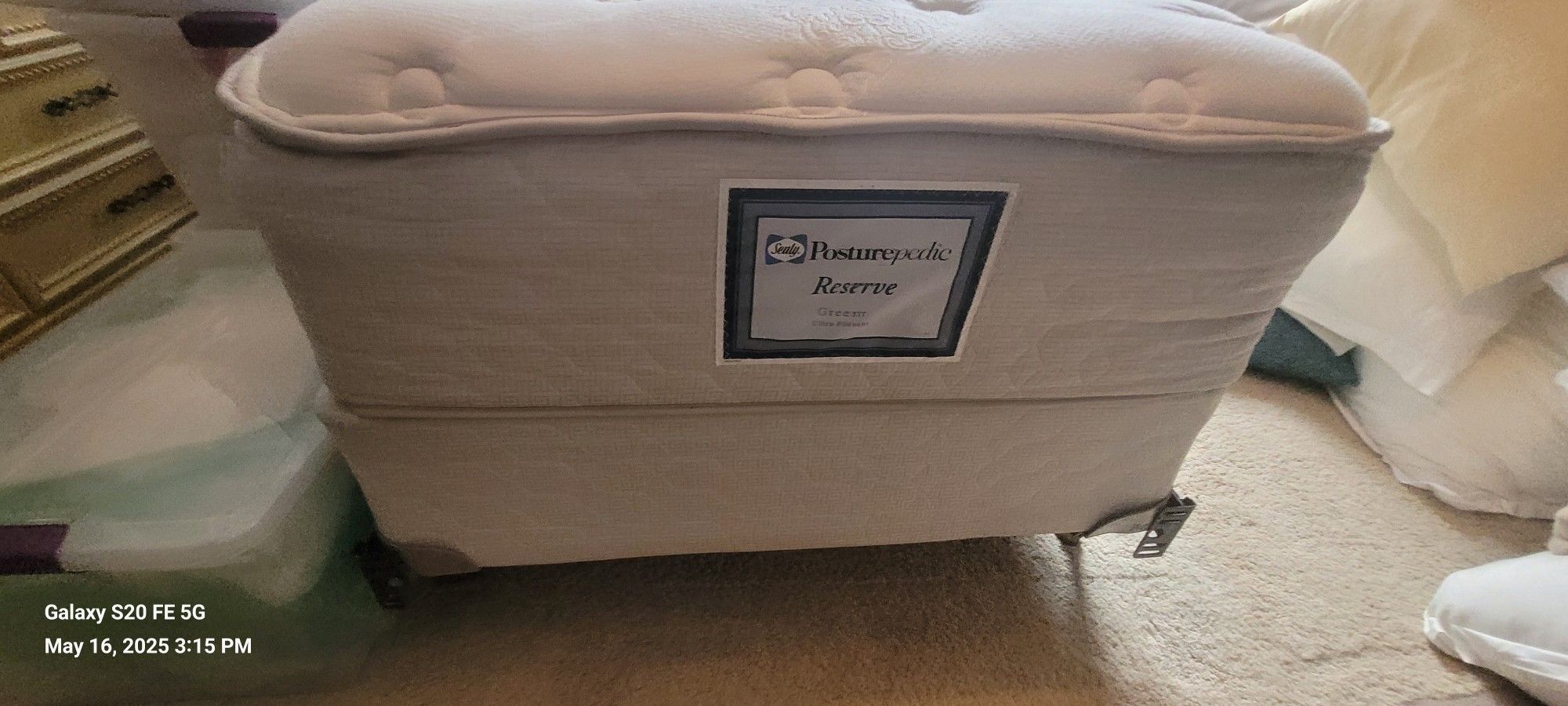 Twin Bed With Matching Boxspring