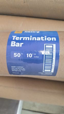 termination bar 1 in x 10 ft