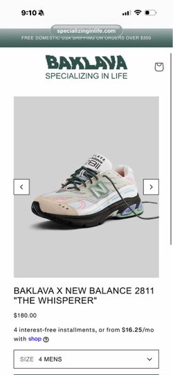 BAKLAVA X NEW BALANCE 2811 "THE WHISPERER"