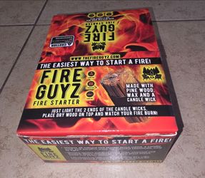 🔥 Fire Guyz Fire Starter – 20 Fires – New