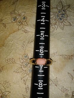 Genuine Vermeil Sterling Silver 925 Size 6.75 Ring