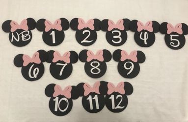 Handmade Minnie Mouse Banner