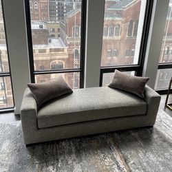 Restoration Hardware Modena Bench / Love Seat with Pillows