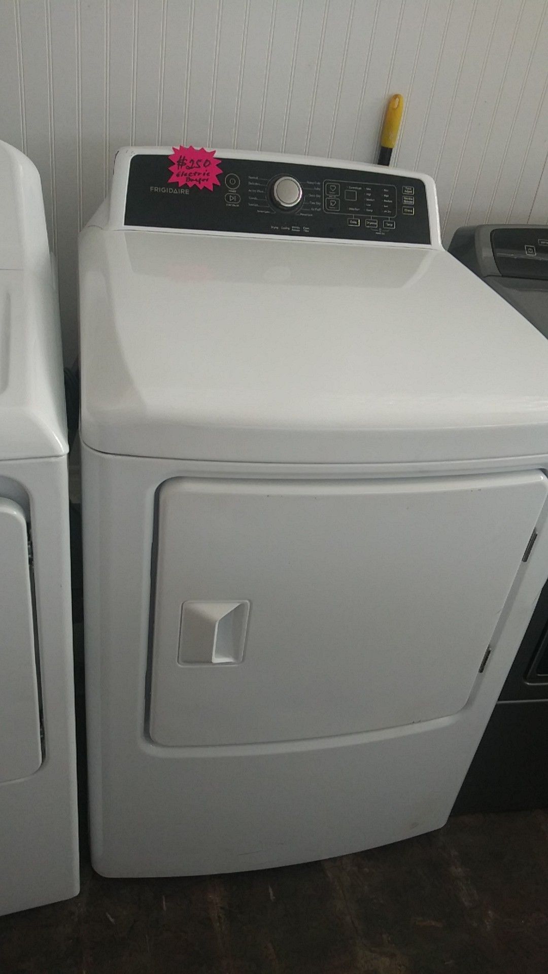Frigidaire top load dryer