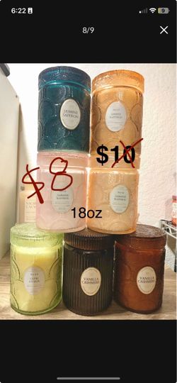 Essential oils wax candles