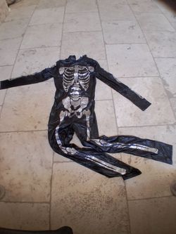 Petite glitter skull costume
