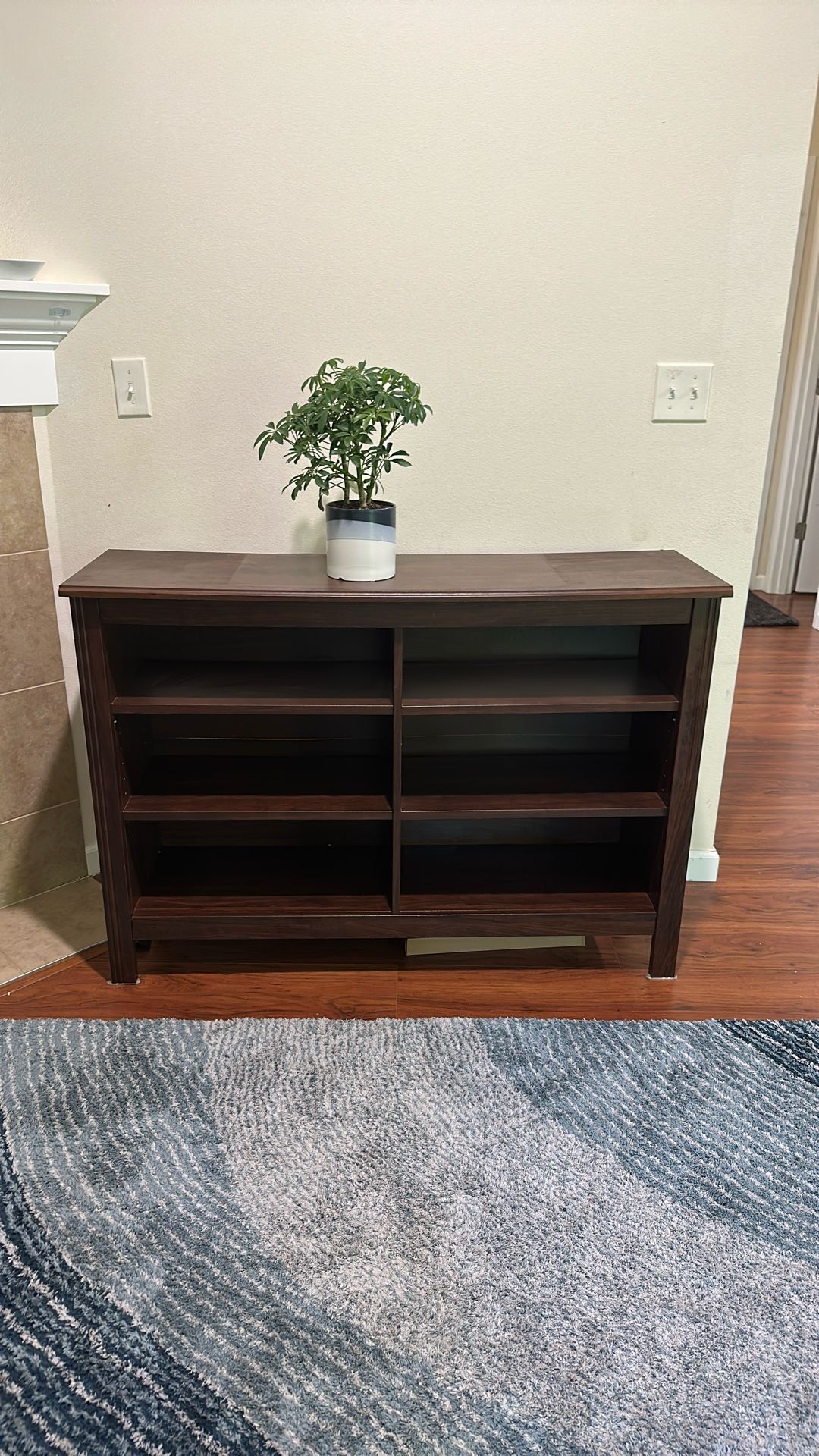TV Console With 3 Shelves