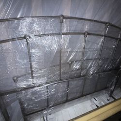 Queen Headboard & Box Spring