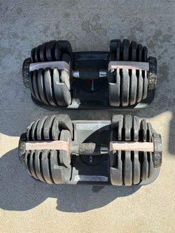 Bowflex adjustable dumbbells