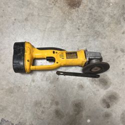 Dewalt 18 Volt Grinder DC410 And Battery