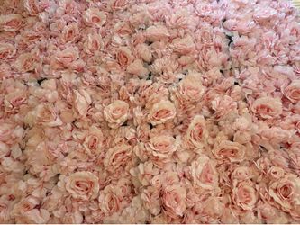 Pink Roses Flower Panels