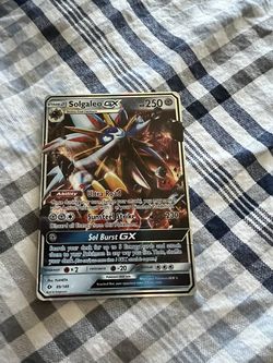 Solgaleo GX *RARE* POKEMON CARD