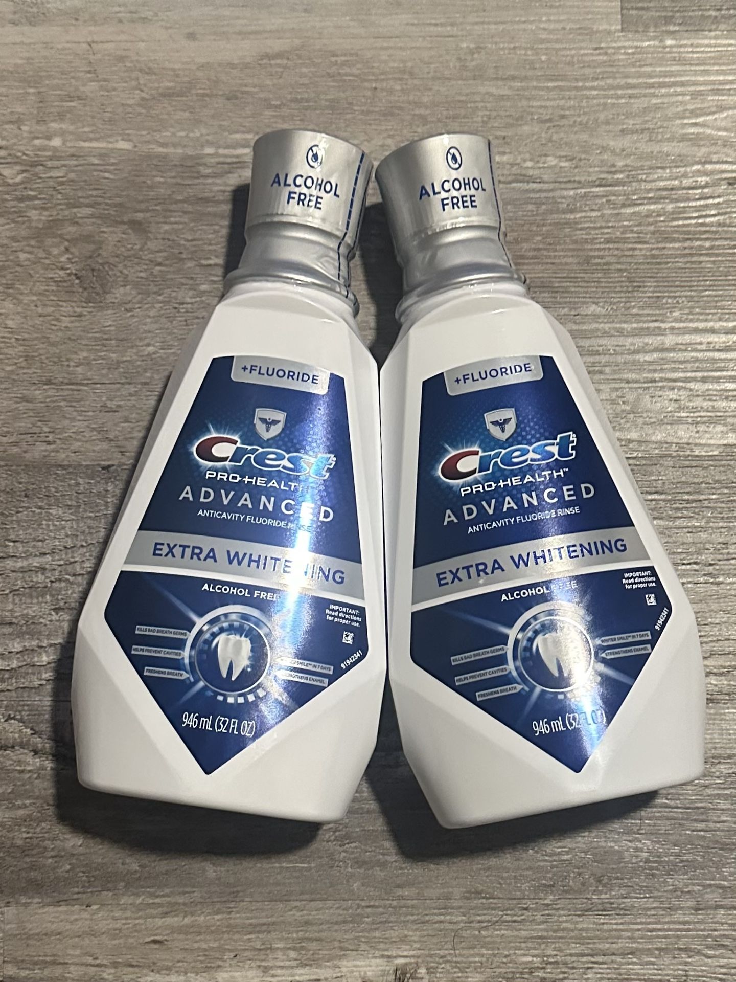 Crest ProHealth Advanced Extra Whitening Mouthwash 946Ml $4.50 Each