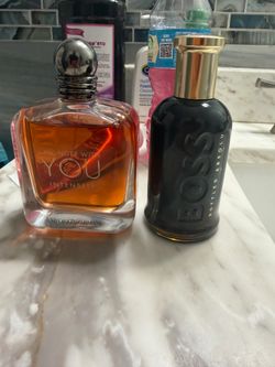 $150 Armani stronger with you intensely/ Boss bottled absolu